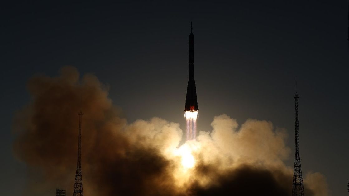 Запуск ракеты с Байконура