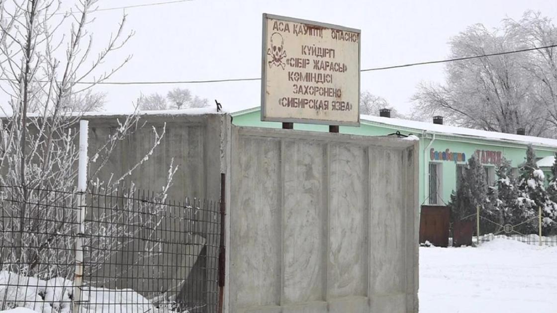 Место захоронения животных, погибших от сибирской язвы