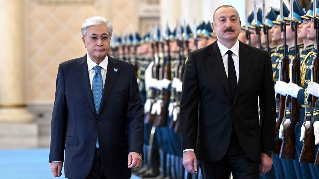 Касым-Жомарт Токаев и Ильхам Алиев