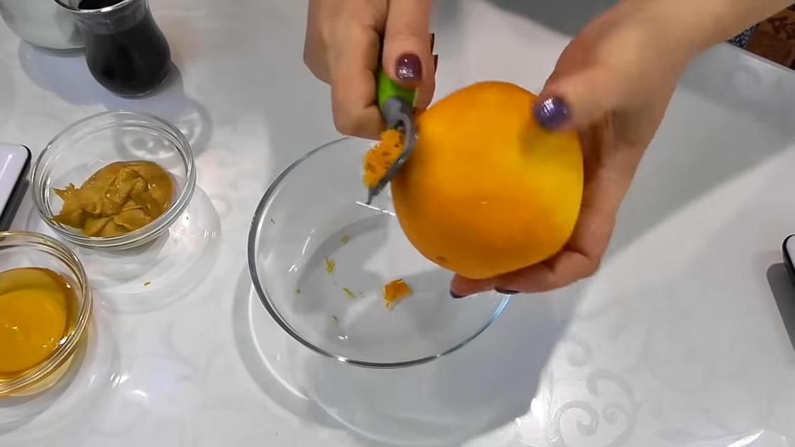 Заготовка цедры апельсина