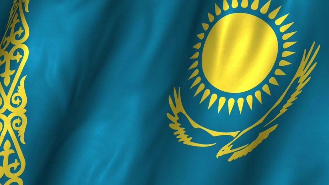 флаг Казахстана флаг Казахстана