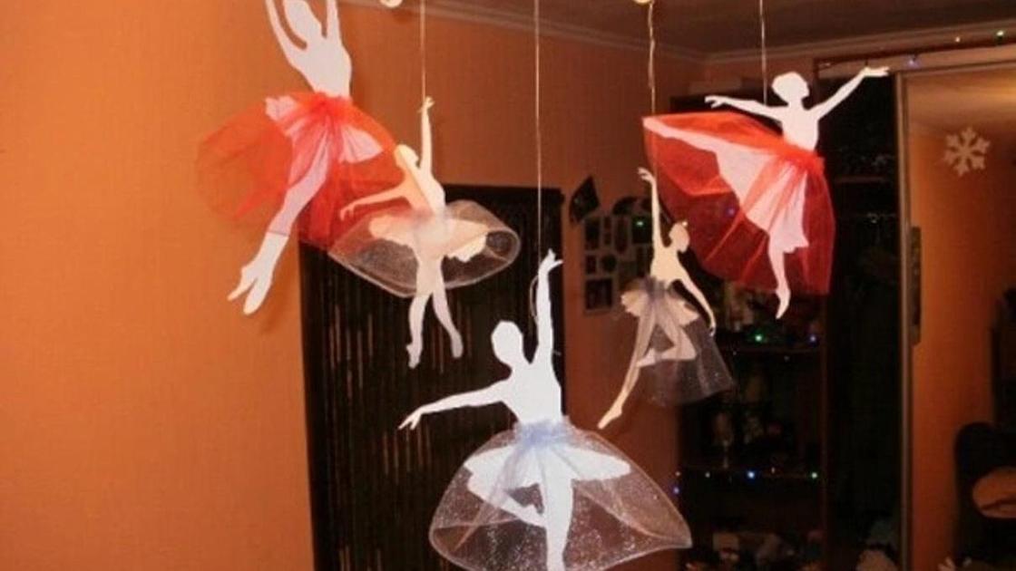 Балерина из бумаги и фатина: как сделать Балерина из бумаги и фатина: как сделать