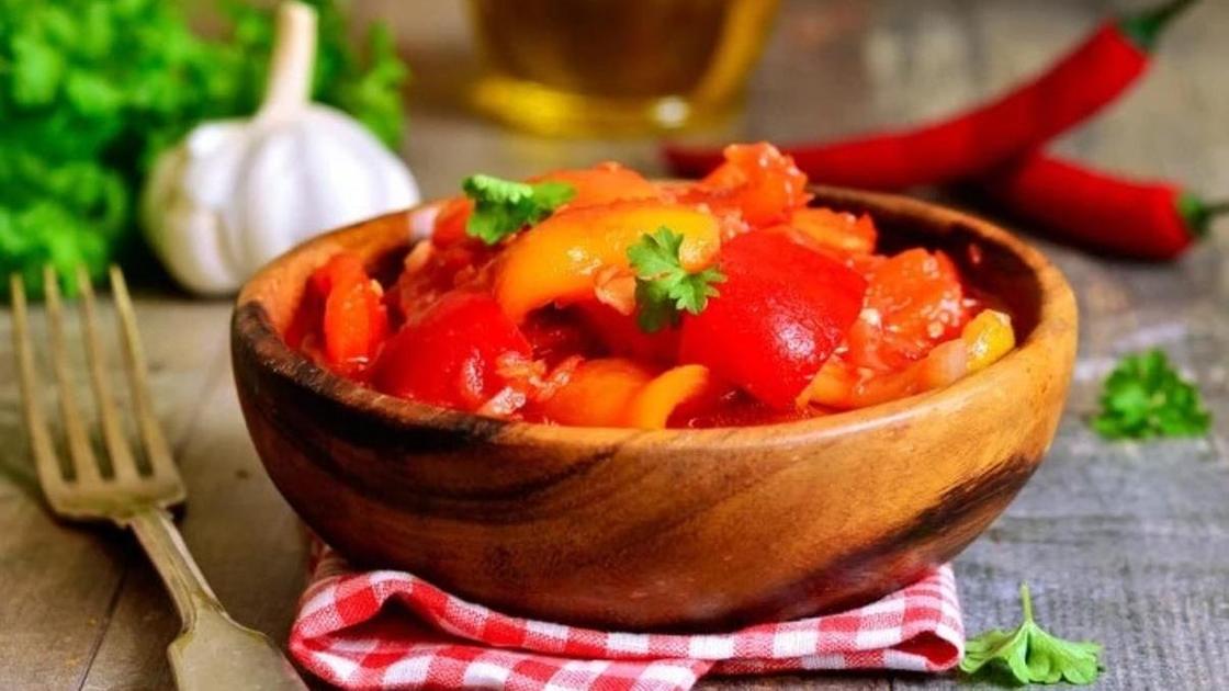 Лечо в миске Лечо в миске