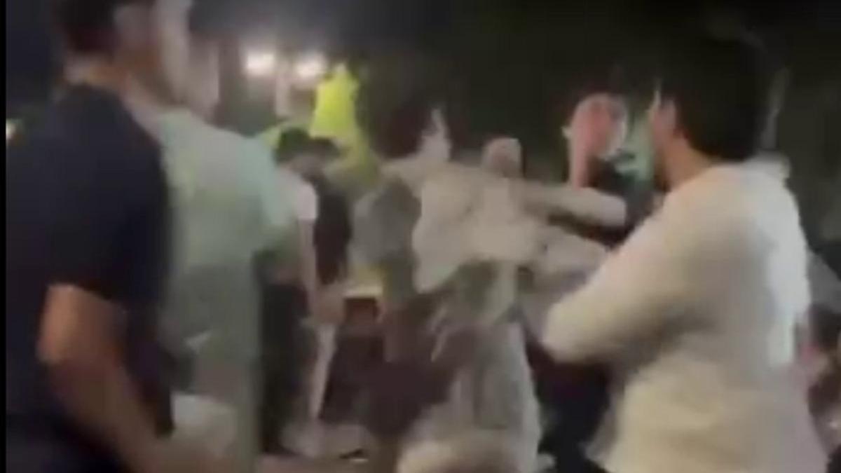 Драка в Алматы Драка в Алматы