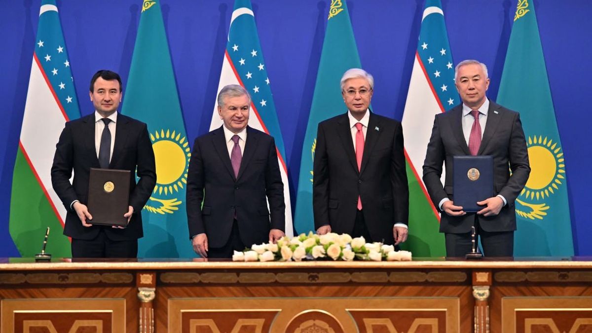 Касым-Жомарт Токаев и Шавкат Мирзиеев
