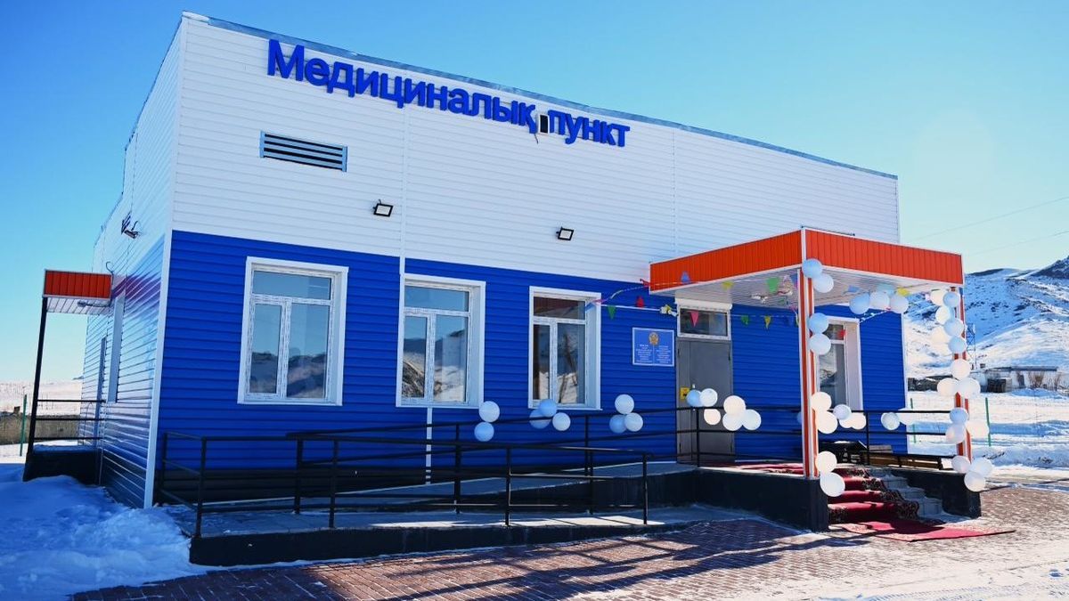 Открытие нового медицинского пункта в Аксуатском районе