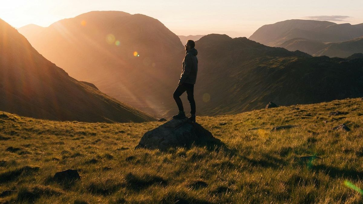 Мужчина в горах