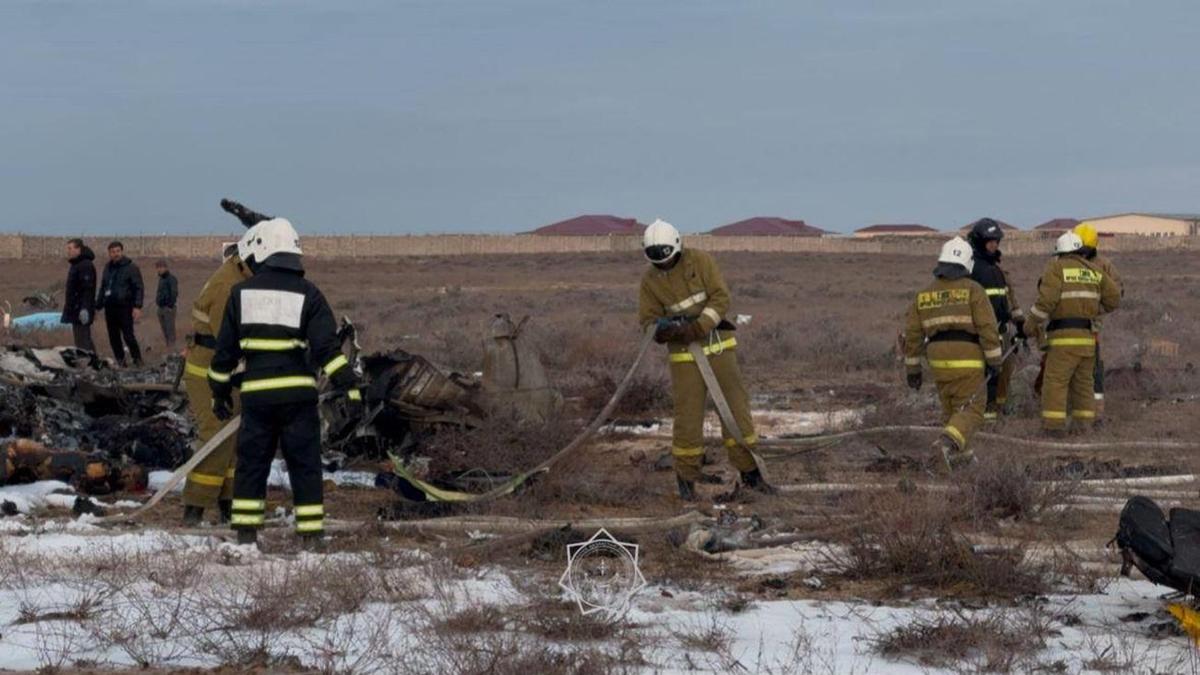 Крушение самолета близ Актау