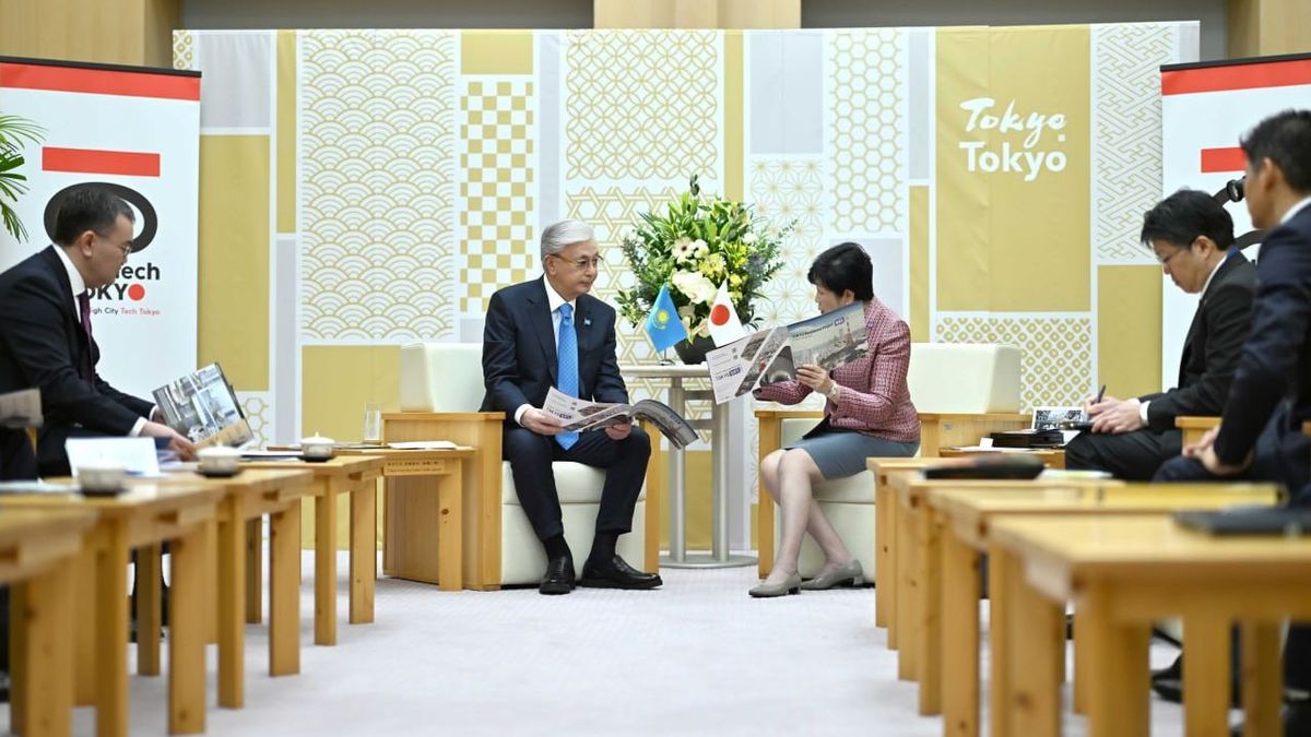 Қасым-Жомарт Тоқаев пен Юрико Коикэ