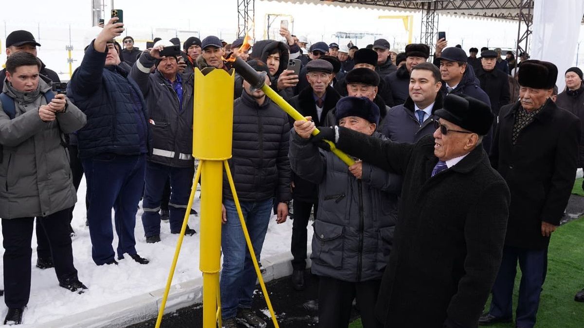 Торжественное событие в сельском районе Шолаккорган