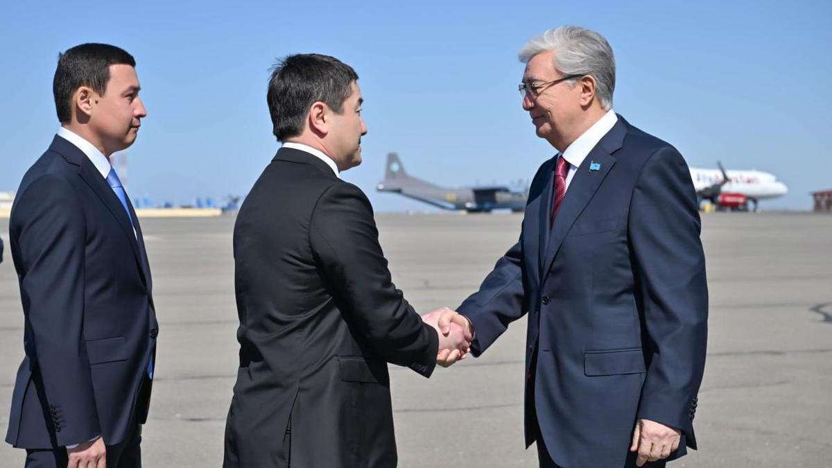 Касым-Жомарт Токаев в Мангистау Касым-Жомарт Токаев в Мангистау
