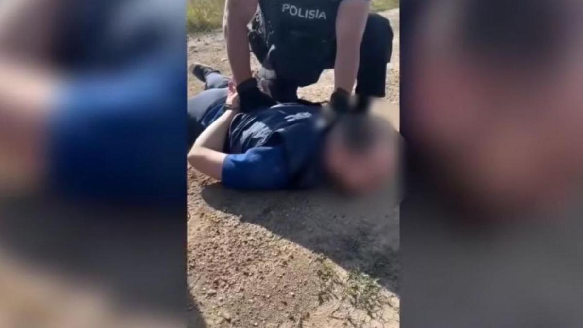 Задержание подозреваемого в распространении наркотиков