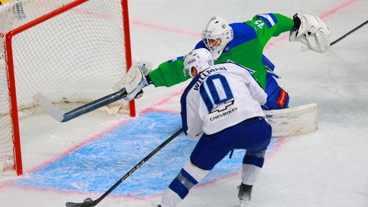 Матч "Салават Юлаев" - "Барыс"