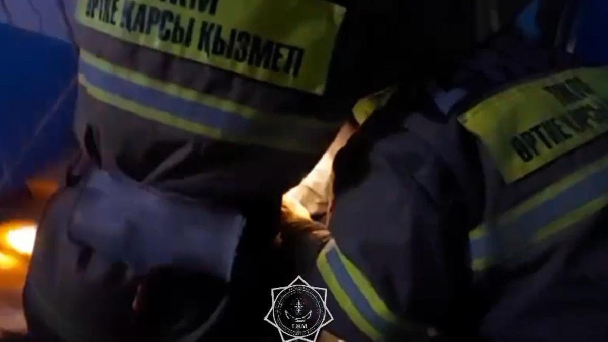 Спасатели в Рудном