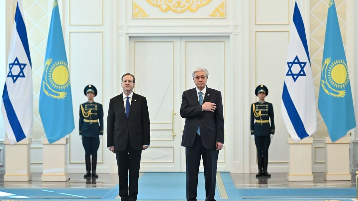 Ицхак Герцог и Касым-Жомарт Токаев