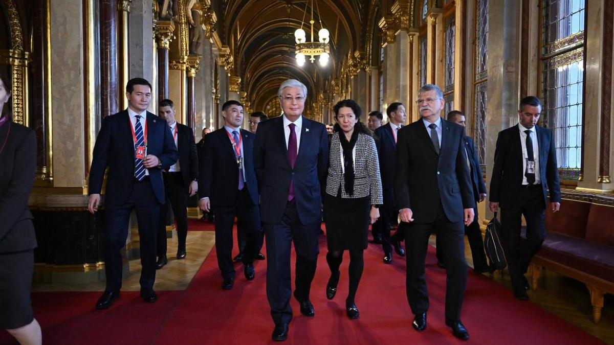 Касым-Жомарт Токаев в парламенте Венгрии