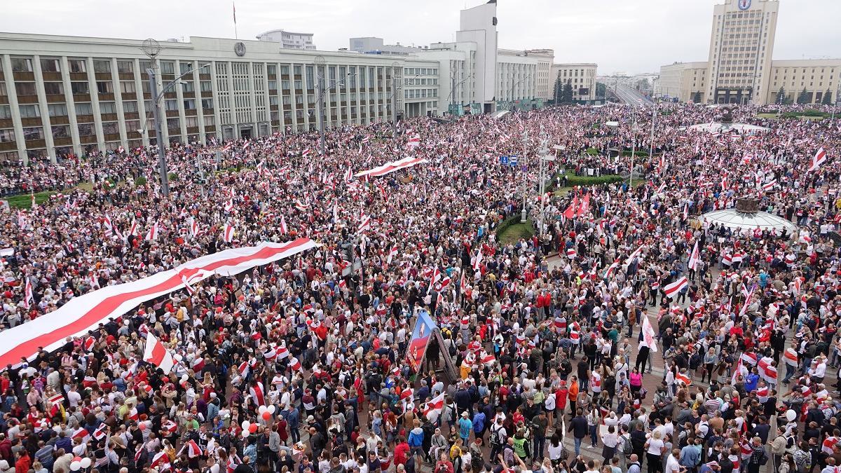 Протест в Минске