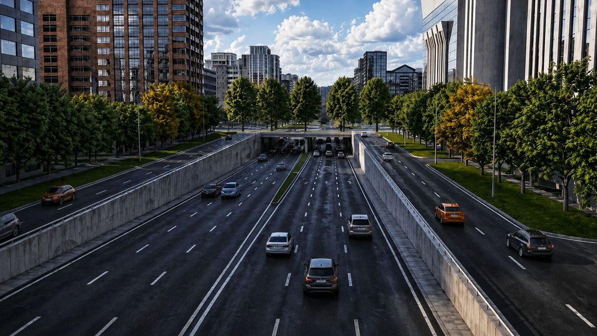 Туннель в Астане