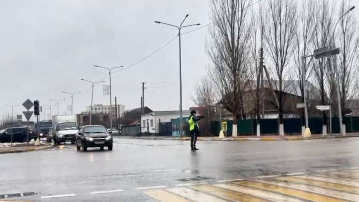 Светофоры не работали в Кокшетау