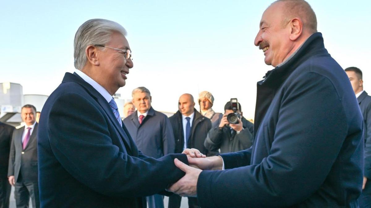 Касым-Жомарт Токаев и Ильхам Алиев