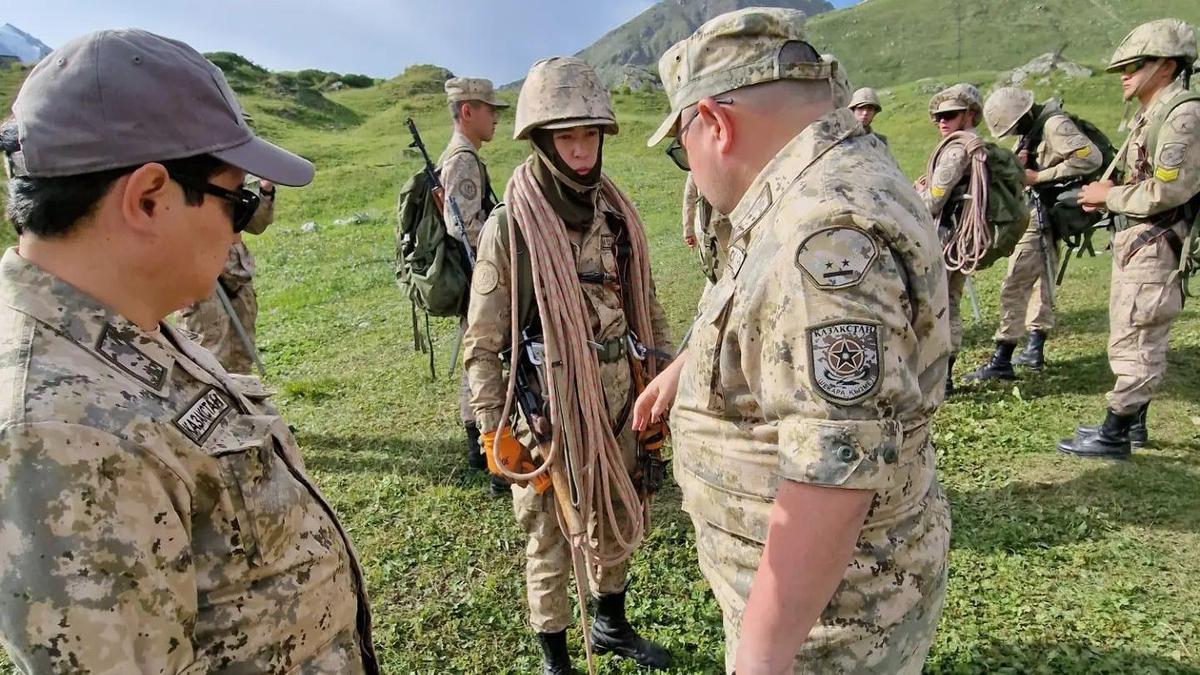 Подготовка в лагере для курсантов