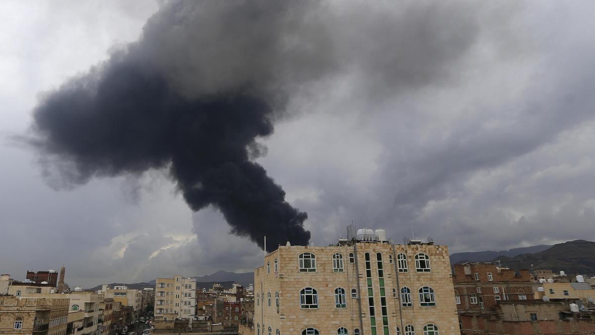 Черный дым в Йемене