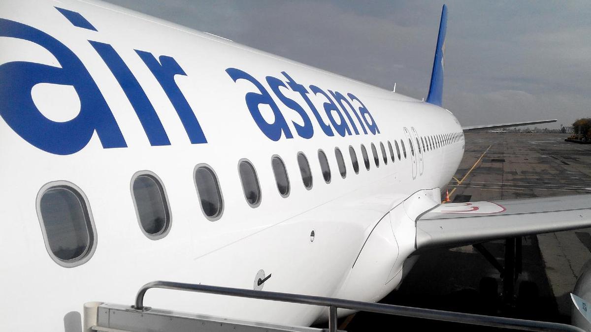 Самолет авиакомпании Air Astana