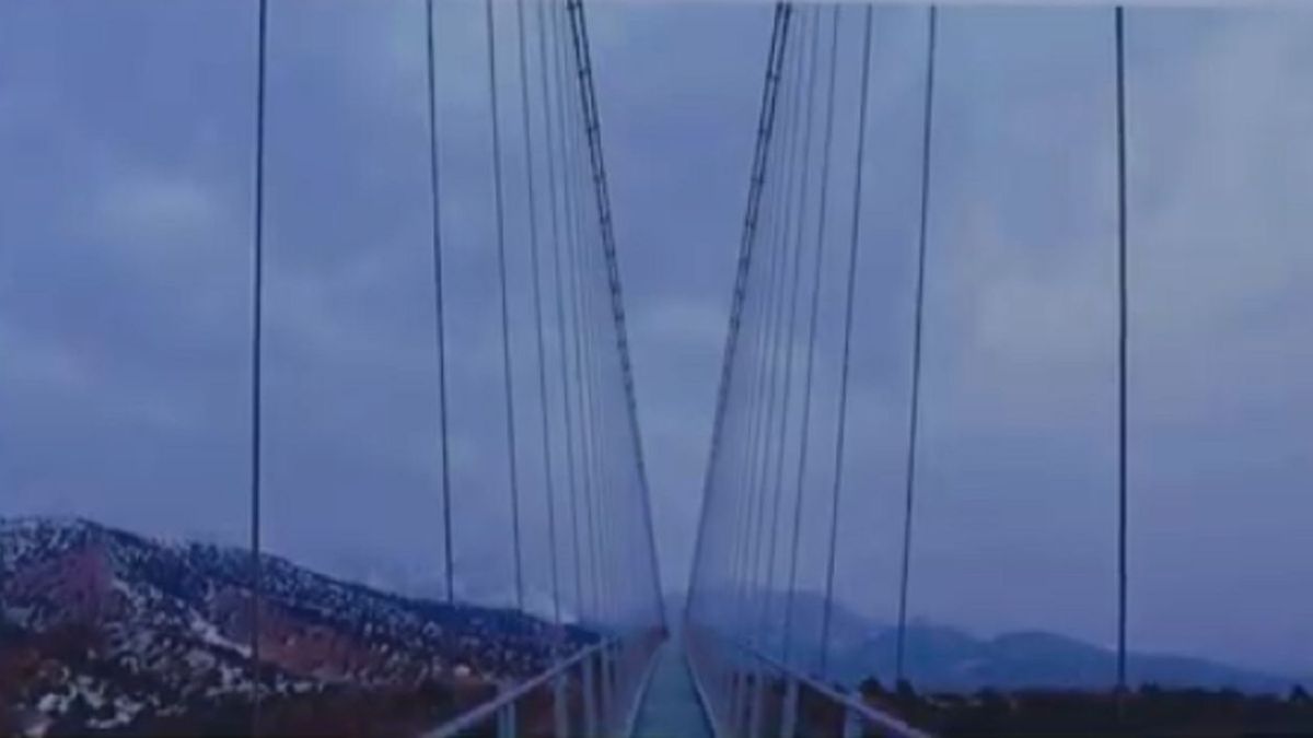 Проект стеклянного моста в Алматинской области