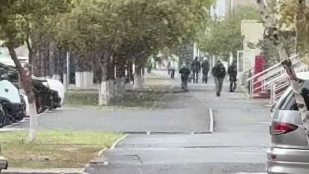 Первый снег в Астане