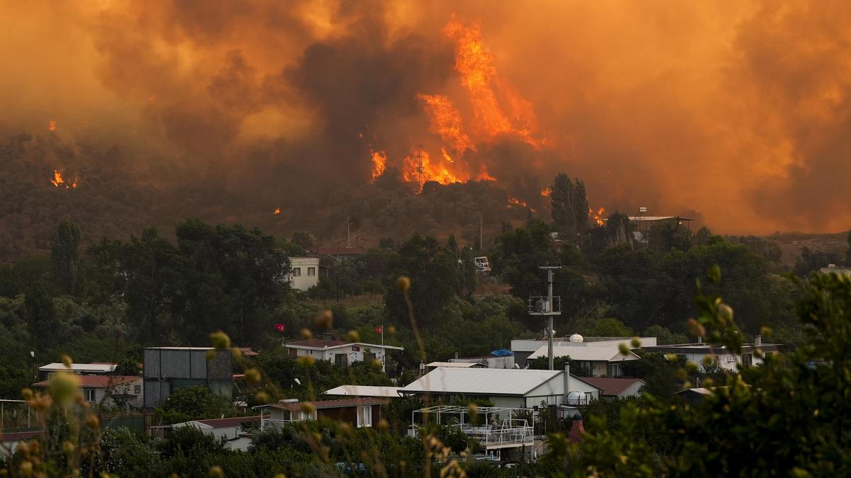 Пожар в Турции
