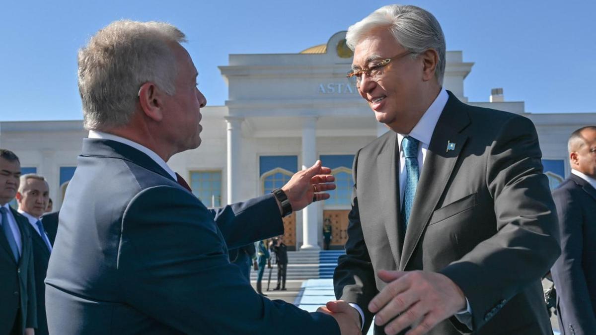 Қасым-Жомарт Тоқаев пен Иордания Королі ІІ Абдалла