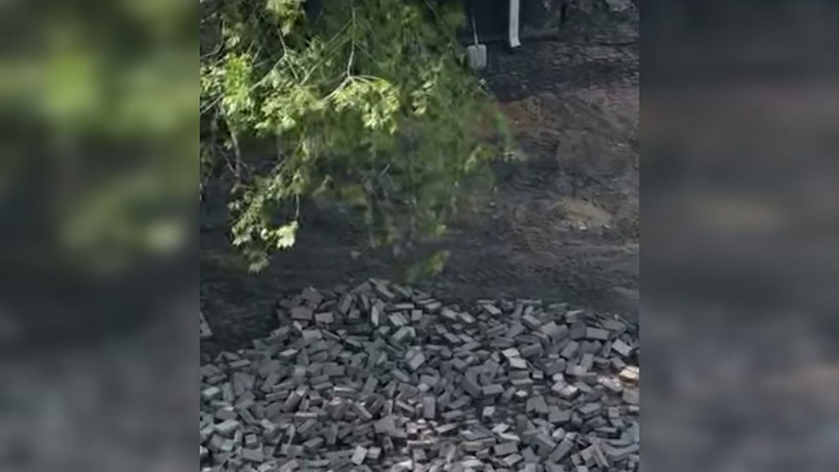 Замена брусчатки