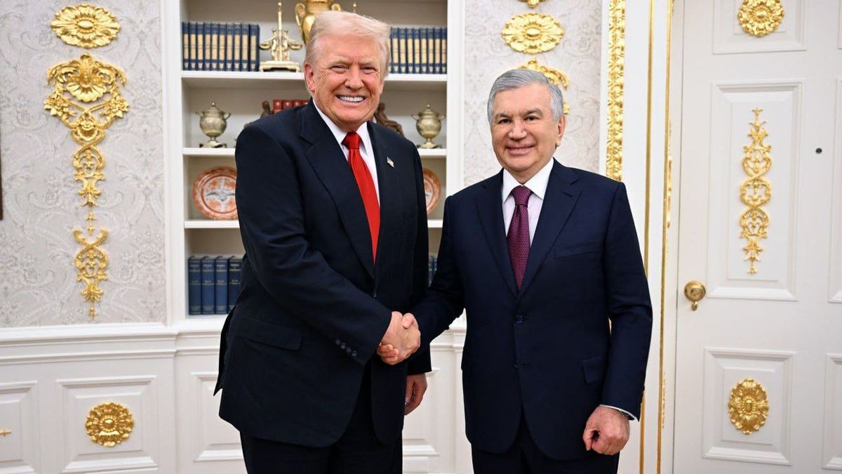 Дональд Трамп и Шавкат Мирзиеев