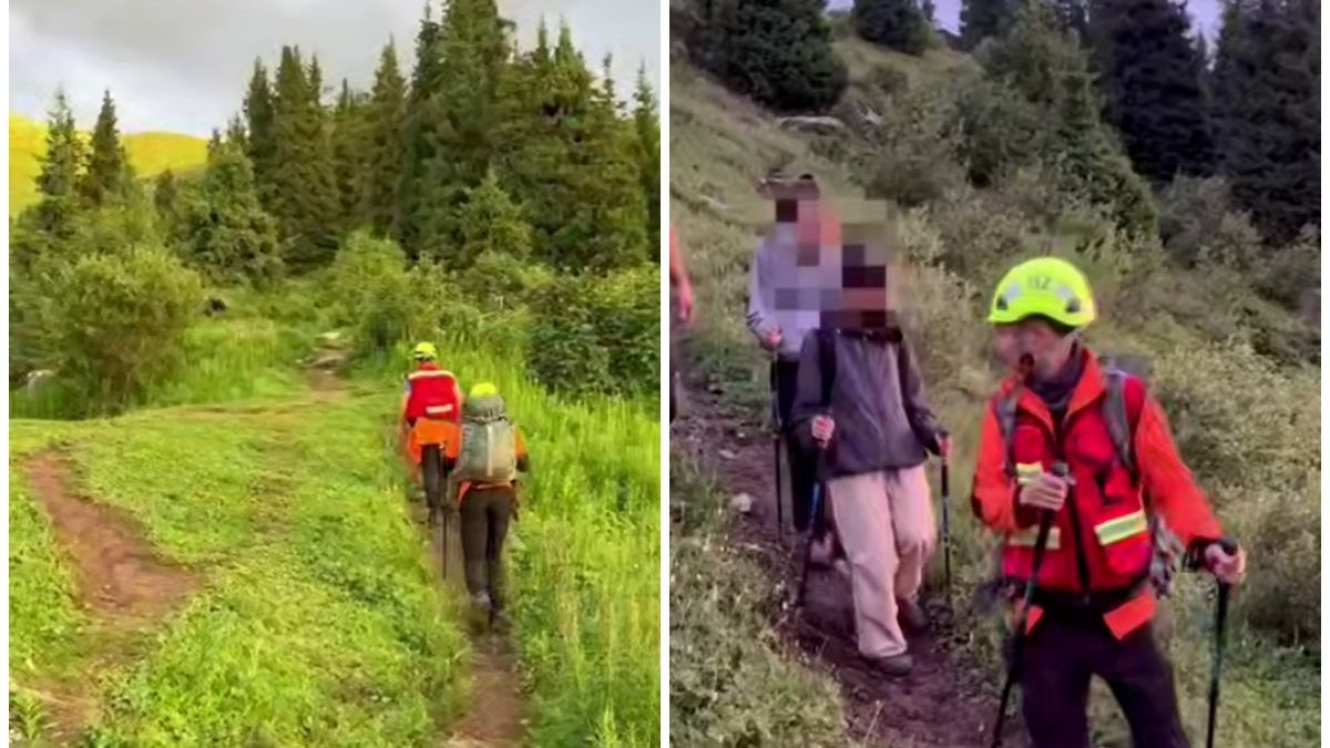 Две туристки отправились в горы