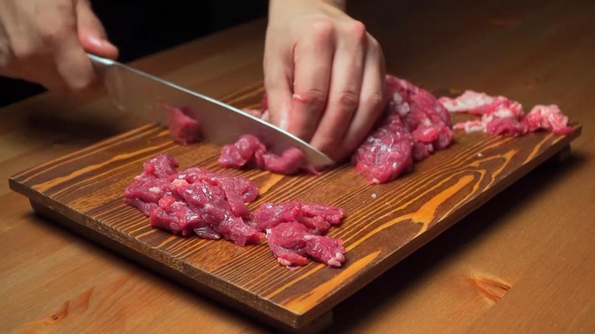 Нарезка говяжьей вырезки