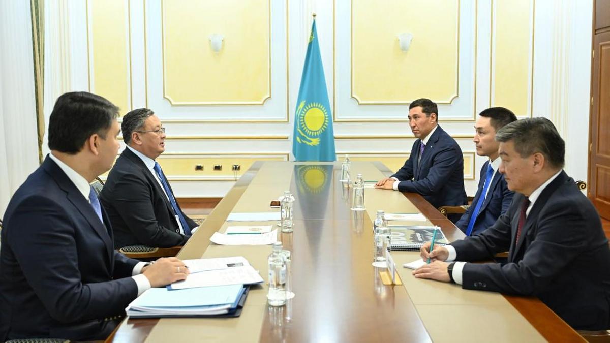 Встреча Мурата Нуртлеу с Алмазом Альсеновым