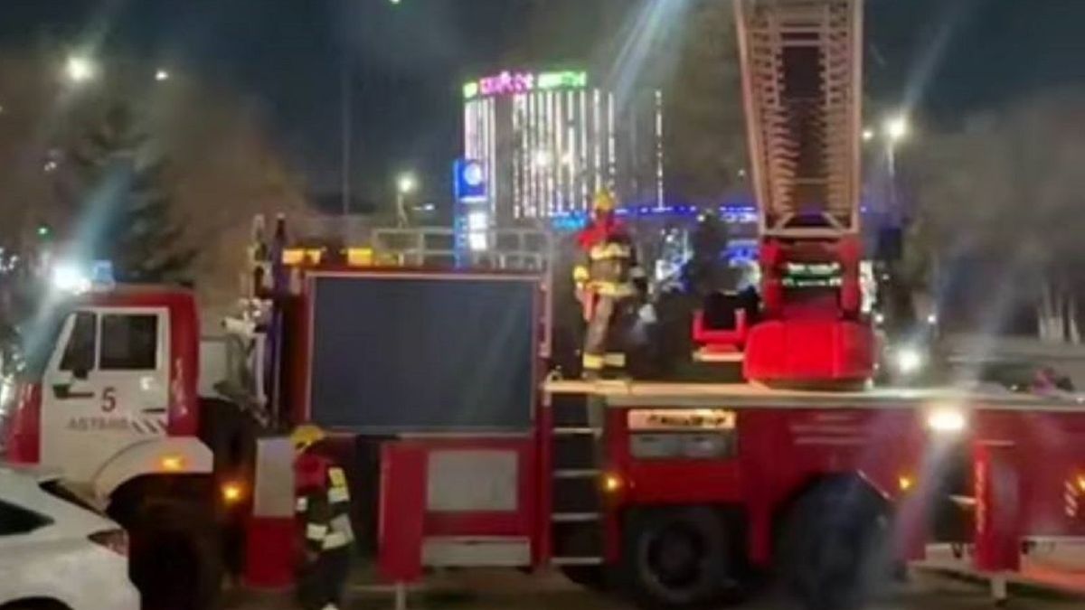 Пожар в банно-гостиничном комплексе