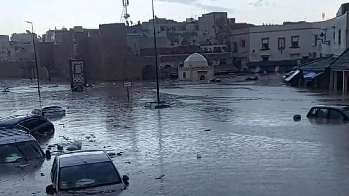 Наводнение в Марокко