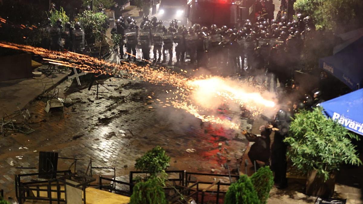 Протесты в Грузии