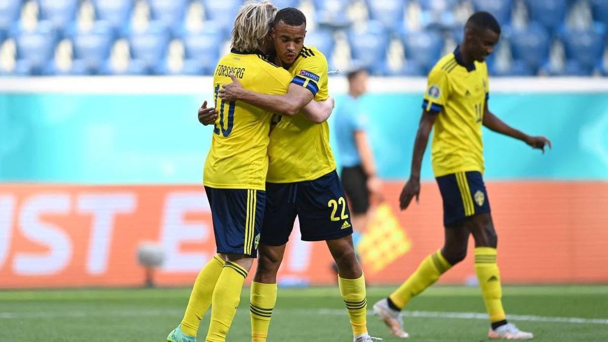 Швеция благодаря голу Форсберга победила Словакию на Евро-2020