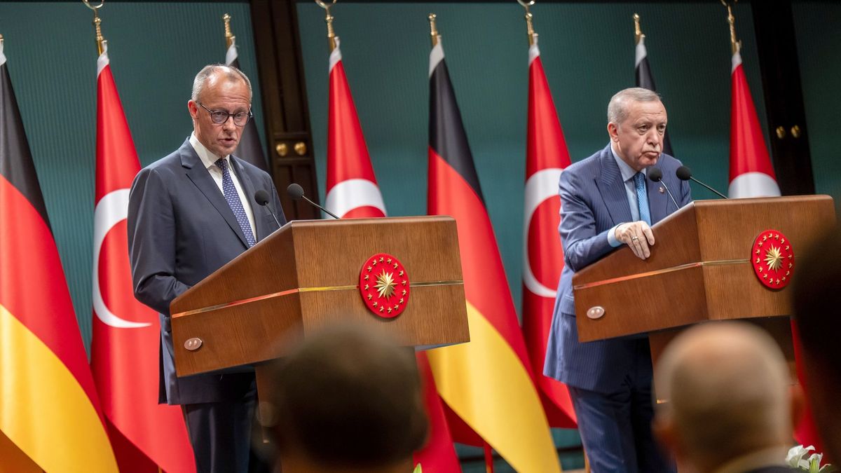 Фридрих Мерц и Реджеп Тайип Эрдоган
