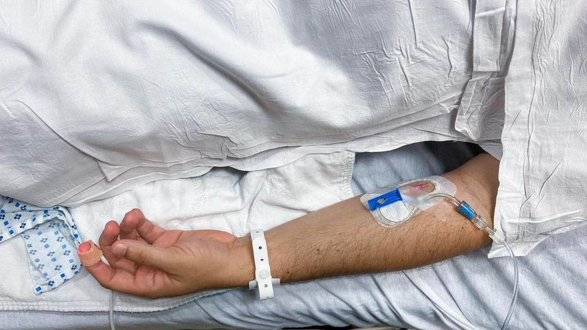 Ауруханада жатқан пациент