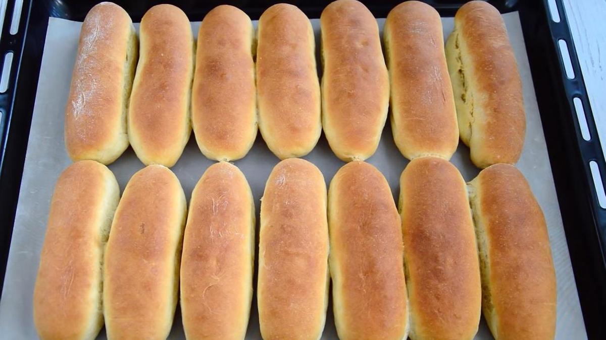 Булочки для хот-догов испечены