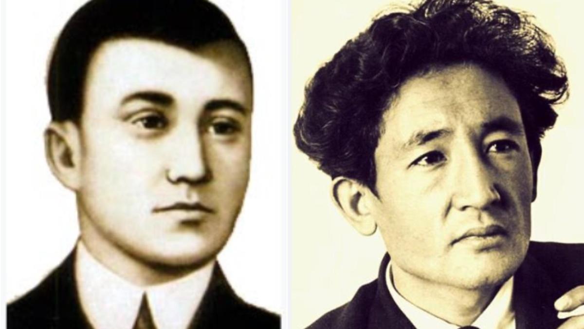 Сұлтанмахмұт Торайғыров пен Төлеген Айбергенов. Сурет Сұлтанмахмұт Торайғыров пен Төлеген Айбергенов. Сурет
