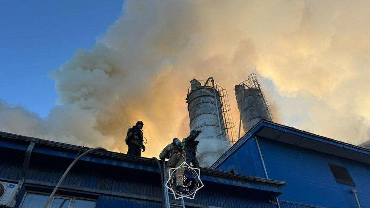 Пожар в Астане