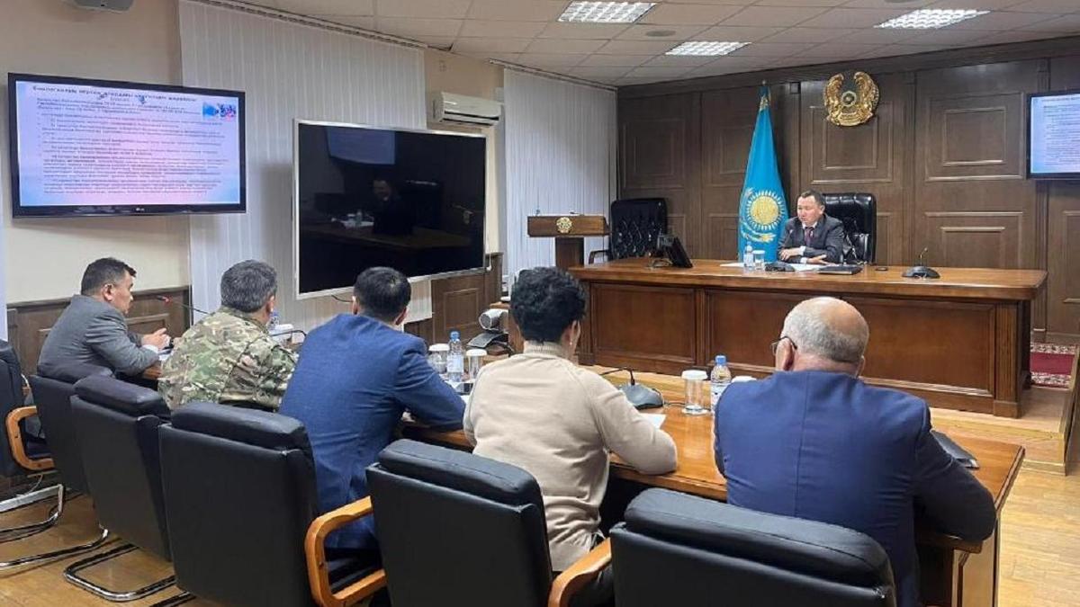 Заседание в акимате Актюбинской области