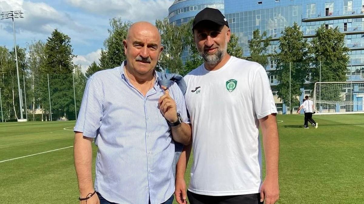 Cтанислав Черчесов пен Магомед Адиев Cтанислав Черчесов пен Магомед Адиев