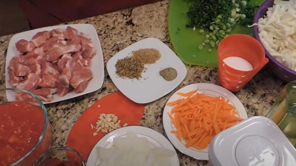 Мясо и овощи