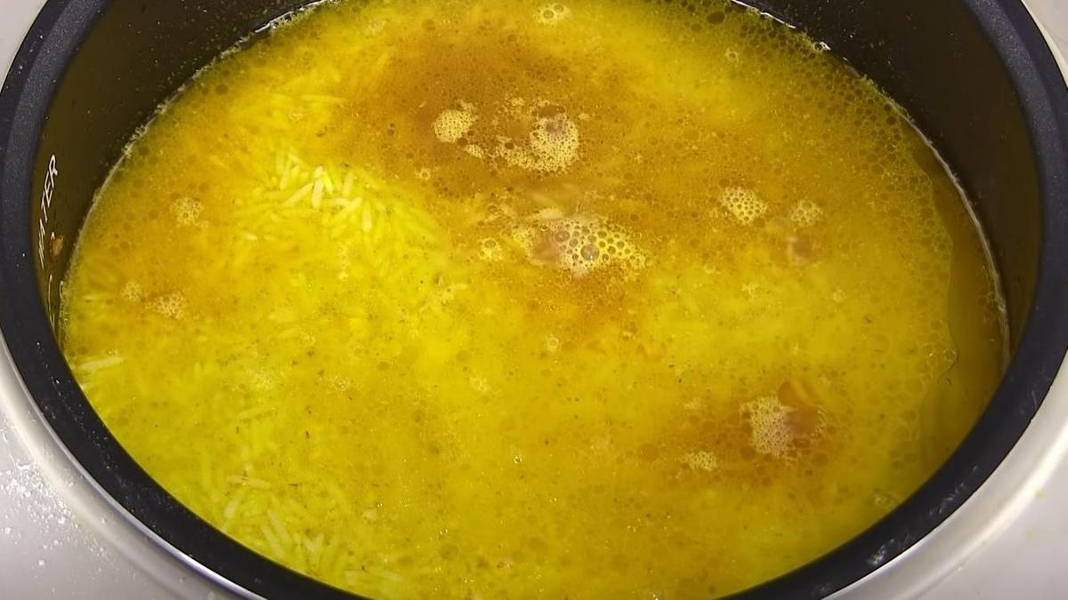 Добавлен рис и кипяток