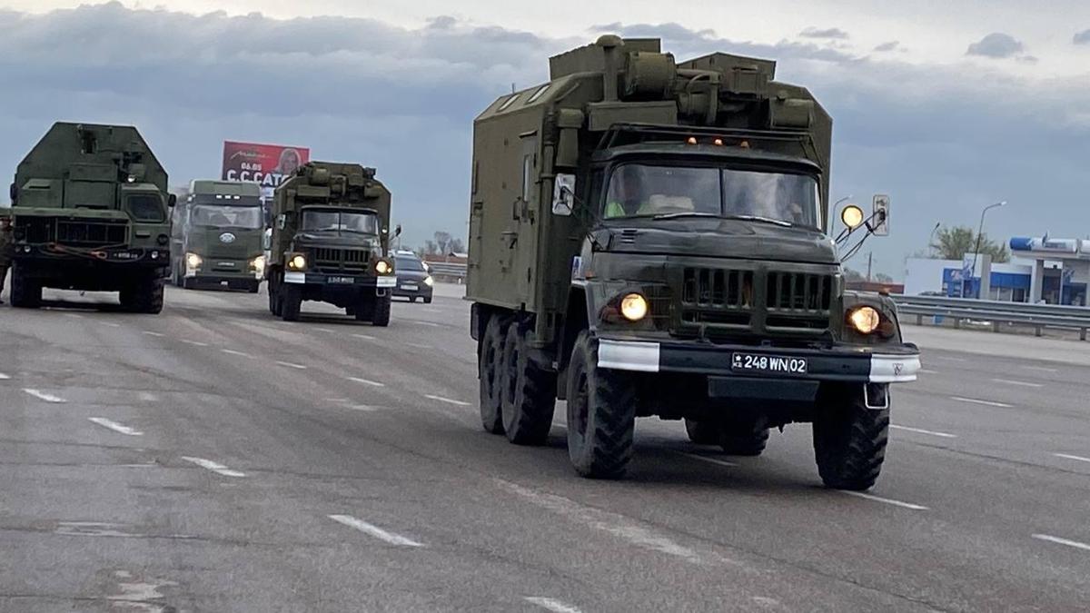 Военная техника в пути